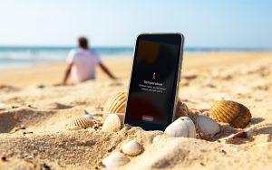 Image of Phone in the Heat.