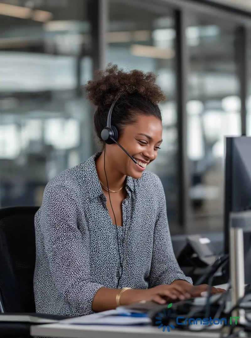 Modern team collaborating seamlessly using VoIP and Unified Communications Services for effective communication.