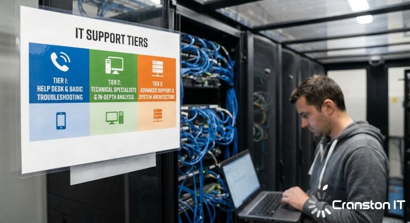What Is The Difference Between IT Support Tiers from Cranston IT